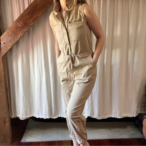 Sleeveless Safari Jumpsuit - XS/S